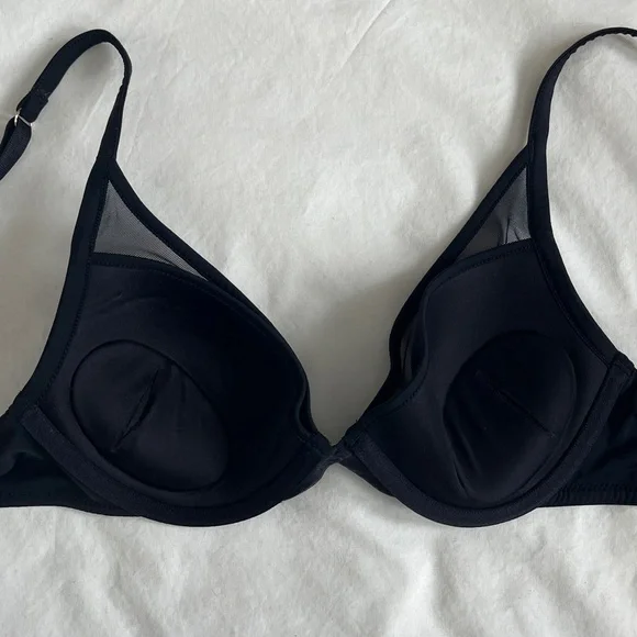 ThirdLove 24/7 Classic Uplift Plunge Bra Black 32B½ - Picture 10 of 14